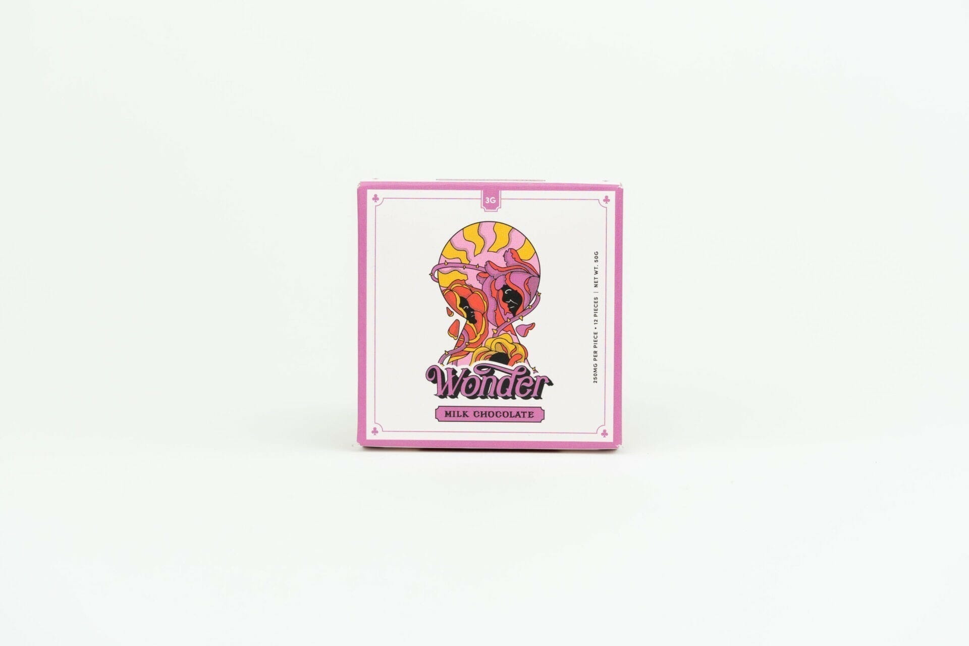Wonder – Psilocybin Chocolate Bar – Milk Chocolate – Golden Teacher